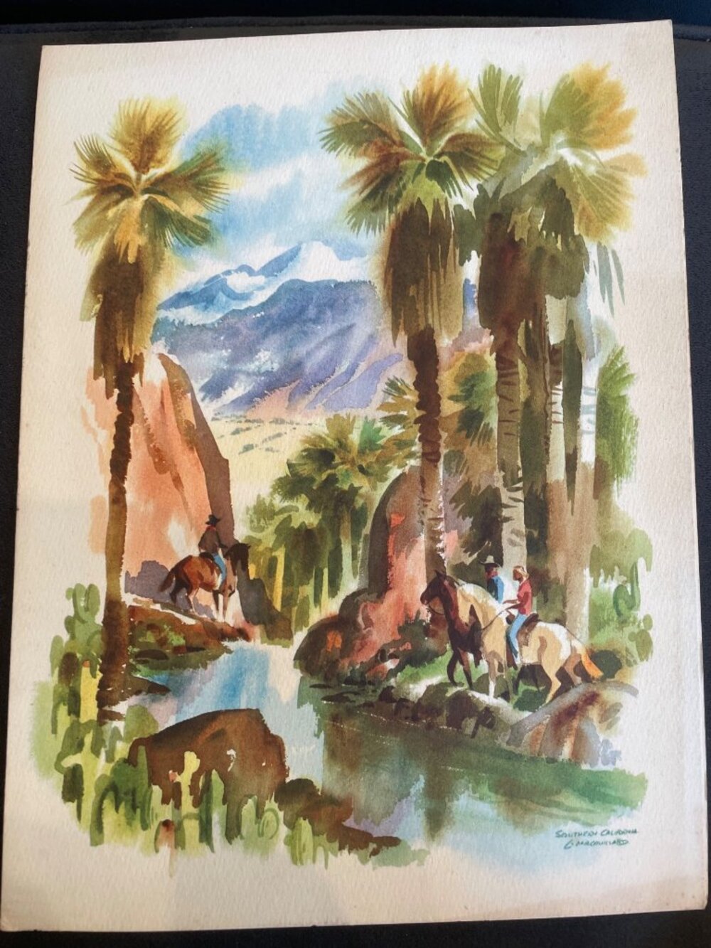 SoCal Matson Lines  VTG 1957 S.S. Monterey Dinner Menu Artwork Gordon Grant